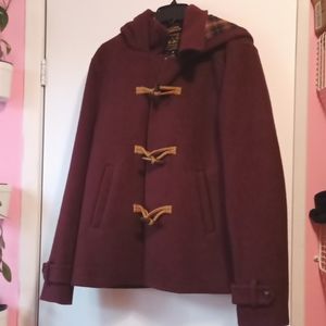 Scotch and soda men's large wool overcoat